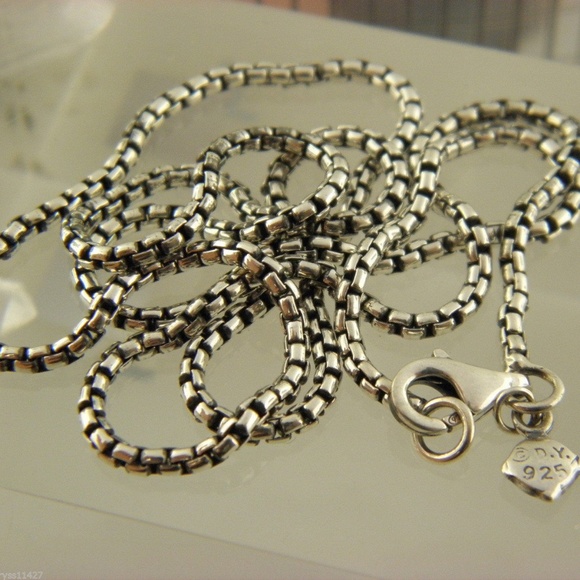 David Yurman 1.7mm Chain Necklace 925 - Picture 1 of 2
